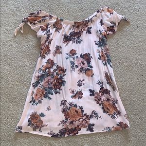 Off the shoulder dress